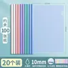 Carpeta de clip de varilla a4 inserto transparente gran capacidad varilla de tracción de gota de agua engrosada clip para clip de papel de prueba de archivo clip de cubierta de libro pequeño