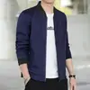 Jaqueta Casual Masculina para Primavera e Outono de 2026, Top Masculino Popular com Gola Alta, Casaco Casual Masculino Tendência