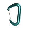 Mosquetón de aluminio de aviación Q&amp;C, ligero, de suspensión rápida, tipo D, para escalada en roca, puerta de acero, cierre principal, hebilla para mochila, hebilla para mascota, rodamiento de 12 kN
