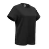 Camiseta Feminina Popular Lisa de Manga Curta Tendência Verão 2026, Top Feminino, Camisa Básica Solta de Marca Tendência, Manga Curta Feminina no Atacado