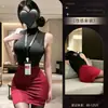Conjunto OL para Mujer Madura Qianyin, Uniforme Desmontable de Pecho Abierto, Lencería Bodycon Seductora y Sexy, Venta al por Mayor y Dropshipping