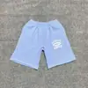 Pantalones Cortos Deportivos Casuales de Malla con Cordón y Estampado de Logo Francés Clásico Pintado a Mano Alcatraz