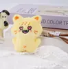 Pingente de bolsa de gato de pelúcia com squeaker de desenho animado, chaveiro de gatinho fofo, pingente de brinquedo de pelúcia, pequeno presente
