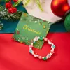 Pulseira de Cartão de Papel Estilo Novo de Natal Versátil Argila Polimérica de Natal Papai Noel Rena Árvore de Natal Pulseira Atacado