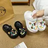 Galletas de Oso Cookie de Moda Lindos Versátiles Accesorios de Flor para Zapatos DIY Encantos Desmontables para Zuecos Hebillas para Zapatos