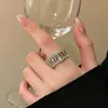 Anillo Abierto de Lazo de Seda Amoroso Estilo Japonés y Coreano Moda Femenina Personalizado Diseño de Nicho Sentido Avanzado Anillo Ajustable para Adelgazar