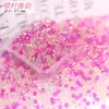 Cuentas de Burbujas Mixtas de Colores, Kit de Materiales para Joyería DIY de Resina Cristalina, Cuentas Flotantes, Decoraciones de Mahjong