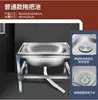 Fregadero rectangular de acero inoxidable para fregonas/cubeta de desperdicios para restaurantes y comedores, fregadero para fregonas de baño y balcón.