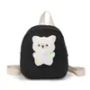 Mochila Mini Lona Infantil 2026 para Meninos e Meninas do Jardim de Infância com Pingente de Desenho Animado, Mochila Casual para Bebê