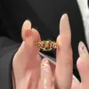 Anel Riqueza Imediata de Ano Novo 2026 Feminino Nicho Luxo Leve Ano do Cavalo Ano de Nascimento Vermelho Anel de Dedo Ajustável Atacado