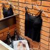 Zero Velocidade Fio de Gelo Alça Dupla de Beleza Bojo Peitoral Slim-Fit Emagrecedor Para Usar por Fora ou por Dentro Colete de Seda Gelada