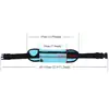 Riñonera Deportiva, Bolsa para Senderismo y Running al Aire Libre, Bolsa Fitness Antirrobo para Guardar Teléfono Móvil, Puede Sostener Botellas de Agua, Muñequeras de Esquí Listas para Usar