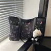 Bolso de Hombro de Mariposa Estilo Europeo y Americano, Bolso de Mano Dulce y Artístico, Nuevo Bolso Tote de Gran Capacidad Casual y de Moda 2026