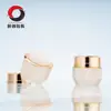 Frasco de cristal acrílico octogonal para água, creme, essência, frasco de creme, loção cosmética, creme para os olhos, loção