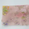 Tecido de malha bordado floral feito à mão em várias cores, adequado para Hanfu, cheongsam e trajes de performance, tecido bordado popular online