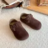 Zapatos de Cuero para Niñas 2026 Otoño Nuevos Mocasines de Princesa para Niños de Moda Suela Suave Slip-On Zapatos Birkenstock para Niñas