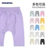 Pantalones de bebé minizone Clase A 2026 nuevo estilo de verano pantalones casuales para bebé caricatura versátil aire acondicionado pantalones largos