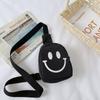 Bolsa Transversal Infantil Rosto Sorridente Bolsa Simples para Meninas Bolsa de Ombro Estilo Coreano de Verão 2026 Novo Modelo Bolsa de Peito Bolsa de Cintura Venda por Atacado