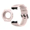 Capa Protetora de Silicone Qingfeng para Relógio Huami Amazfit T-Rex2, Pulseira de Silicone, Capa Protetora Huami