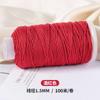 Cuerda de Cinco Colores Tao Cuerda Trenzada Hecha a Mano Cielo Estrellado Degradado Hilo de Algodón Retorcido a Mano Rollo Grande Pulsera Accesorios de Joyería DIY Material Cuerda