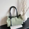 Bolsa de Gran Capacidad para Mujer 2025 Nueva Moda Otoño Estilo Perezoso Simple Bolso de Hombro Ropa de Trabajo Bolso de Mano Tote Casual