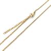 Collar de Acero Inoxidable Longitud 45cm Cadena de Cola 5cm para Mujer Sencillo y Versátil Oro Blanco K Cadena Clavicular Cadena Desnuda Accesorios DIY