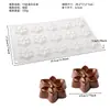 Nova Série Chá da Tarde Mini Mousse de Sobremesa Bolo Silicone Molde Flor Côncava Assar Charlotte Sobremesa Francesa