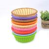 Imitación Rattan de Sauce Bambú Tejido Cesta de Frutas Comida Pan Coliflor Cesta Cesta de Almacenamiento Cesta de Almacenamiento Caja Hogar Venta al por Mayor
