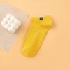 Meias Masculinas para Primavera e Outono, Meias Invisíveis de Cano Baixo, Meias Listradas em Dez Cores, Meias Sapatilha com Etiqueta de Tecido, Meias Masculinas, Meias Zhuji