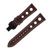 Para Huawei Samsung Correa de Reloj Accesorios Acero Hebilla Doble Hebilla Mariposa Desmontaje Rápido Oreja Cruda Cuero de Oveja Real Correa de Reloj Venta al por Mayor