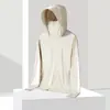 1333 UPF50 Jin Amoníaco Seda de Hielo Ropa Protección Solar para Hombres y Mujeres Ropa de Verano para Piel Ropa con Capucha para Protección Solar Exterior