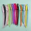 Nuevo Llavero de Cuerda Trenzada de Colores Estilo Ins de Moda DIY Cuerda Nudada Cuerda Trenzada Accesorio Creativo de Moda para Bolso