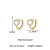 Amor Avanzado Hebilla de Oreja Nuevos Aretes Temperamento Realzador de Orejas para Mujer Aro de Oreja Pequeño Simple Aretes de Celebridad de Internet Aretes Aretes