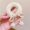 Ligas elásticas para el cabello para mujer, Cuerdas para el cabello de pompón hechas a mano de alta elasticidad, Lindos accesorios para el cabello, Diademas de felpa para el cabello, Ligas de felpa para otoño e invierno