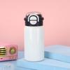 Nueva Taza Rebote Macaron Acero Inoxidable 316 Doble Popote Termo Taza para el Hogar Taza de Agua para Niños Logo Personalizado
