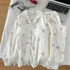 Pijama de Algodón Nube 2026 para Mujer, Ropa de Casa de Manga Larga para Primavera y Otoño, Conjunto Nuevo para Mujer, Artículo Popular en Transmisión en Vivo