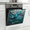 VA-F568 pintado azul margarita cocina hogar pared gabinete decoración embellecimiento pegatinas de pared autoadhesivo comercio exterior al por mayor