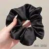 Goma para el pelo con estampado de leopardo marrón para otoño e invierno para mujer, scrunchie elegante y sofisticado para peinados de moño