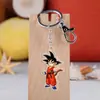 Versión Q del anime Dragon Ball llavero colgante de acrílico Rey Mono torankus colgante de bolsa de arroz de mono