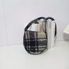Nueva Bolsa de Felpa Linda Moda Otoño e Invierno Combinación Universal Bolso de Hombro para Mujer Color Sólido Simple Cruzado Bolsa para Teléfono Móvil