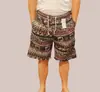 Pantalones Cortos de Playa para Hombre de Verano, Pantalones Cortos Casuales Finos de Algodón y Lino para Rafting, Pantalones Cortos Florales, Directo de Fábrica, En Stock para Pedidos de Lotes Pequeños