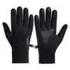 Luvas Quentes de Outono e Inverno, Luvas Antiderrapantes com Tela Sensível ao Toque para Ciclismo, Luvas Repelentes à Água com Forro de Fleece para Montanhismo ao Ar Livre, Mesmo Estilo para Homens e Mulheres