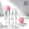 Pedido Jinze: Tubos de Gloss Labial Redondos e de Formato Irregular, Recipientes para Gloss Labial, Materiais de Embalagem de Tubo Vazio de Plástico