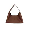 Bolso de Mano Retro Plisado en Forma de Media Luna Transfronterizo Otoño/Invierno Nuevo Estilo para Mujer Estilo Chica Picante Retro Bolso de Hombro Nicho Personalidad Bolso para Mujer