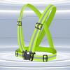 Chaleco de Banda Elástica de 5 cm con Correas Elásticas para Ciclismo, Carrera Nocturna, Sanidad, Construcción, Reflectante de Tráfico, Cómodo y Elástico