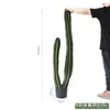 Cacto Artificial em Vaso Grande Planta Falsa Planta Verde Falsa Nórdica Pilar de Fada Cena Interna Decoração de Janela Enfeites