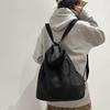 Bolsa de ombro de uso duplo saco de lona retrô de grande capacidade feminino 2023 Mochila de estudante do New College all-match tote bag