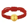 Anillo de Oro Puro 999 para Mujer, Estilo Nuevo, Anillo Trenzado de Cuerda Tejida Hecho a Mano, 24K, Venta al por Mayor para Regalos