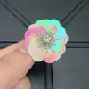 Coreia do Sul Mesmo Estilo Flor de Lantejoula Flor de Sapato Brilho Diamante Miçanga Feita à Mão Estilo Coreano Doce Alto Senso Flor Decorativa para Sapato Joia de Sapato