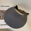 Versão Atualizada de Chapéu de Proteção Solar Sem Costura Integrado com Aba Larga Chapéu de Sol Anti-UV Verão Esportes ao Ar Livre Chapéu de Topo Vazio